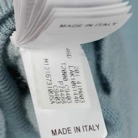 Brunello Cucinelli SS/20 Blue Cashmere Monili-Bead Sweater - Picture 13 of 13